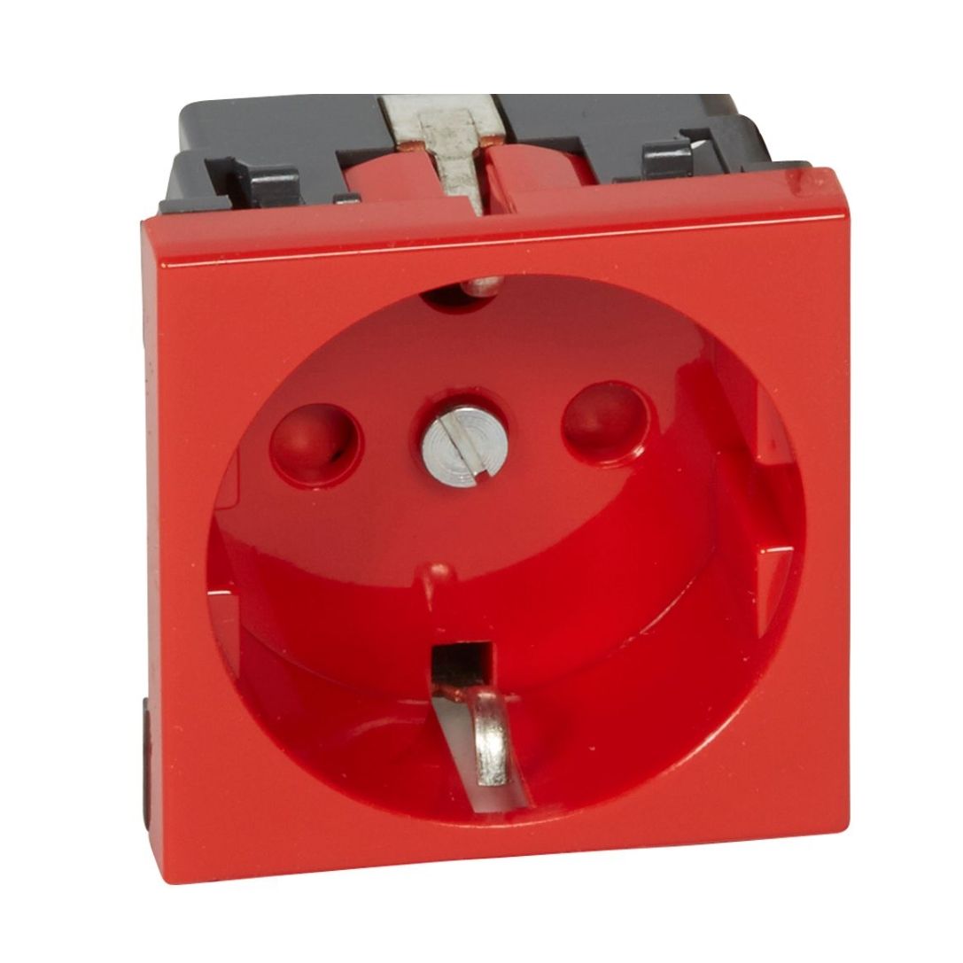 EU German Shuko European Standard Model 77214 Multi-support Single Socket Mosaic -German Std-2P European Wall Outlet