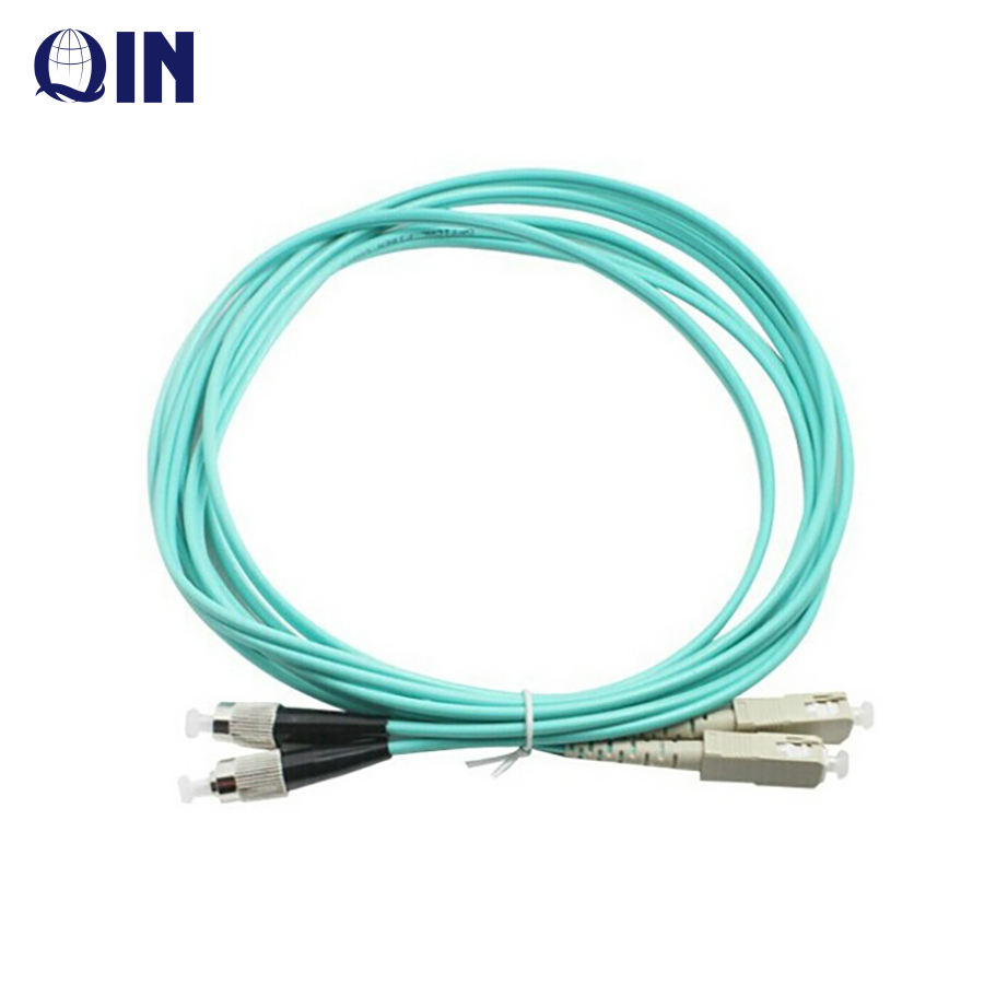 ST/UPC to SC/UPC Duplex 3.0mm LSZH 62.5/125 Multimode Fiber Optic Patch Cord