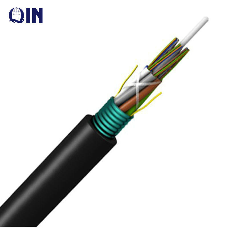 GYTS Corrugated steel tape Armored duct aerial single mode fiber optical cable