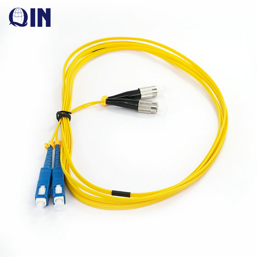 High quality SC to FC Connector Multimode OM1 62.5/125um UPC/PC Duplex fiber optical patch cord
