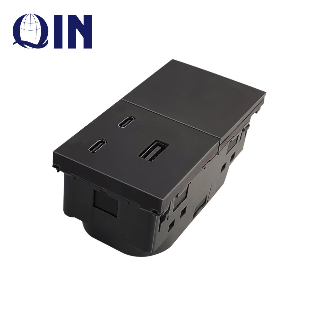 NEW exclusive advance sale wifi Euro standard Tuya smart switch with PD45W USB fast charger google smart life voice control