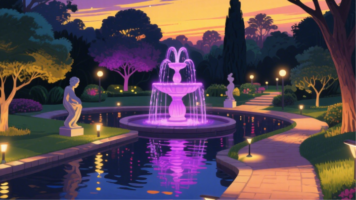 Intelligent parking lights, intelligent garden irrigation and intelligent garden lighting