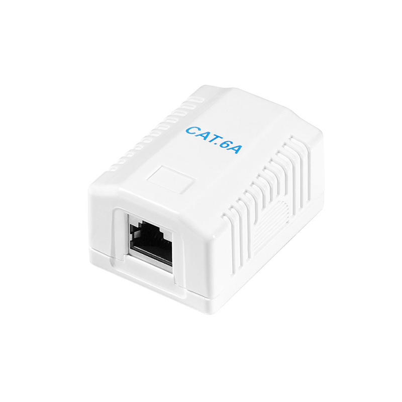 CAT6/CAT6A STP Shielded Surface Mount Box With 1 x RJ45 Port
