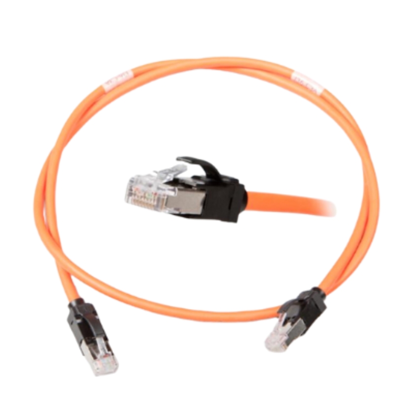 1m,Lanmark, Cat6 SF/UTP 24AWG Shielded Patch Cord LSZH Ethernet Network Patch Cable,Orange (Customized Color)