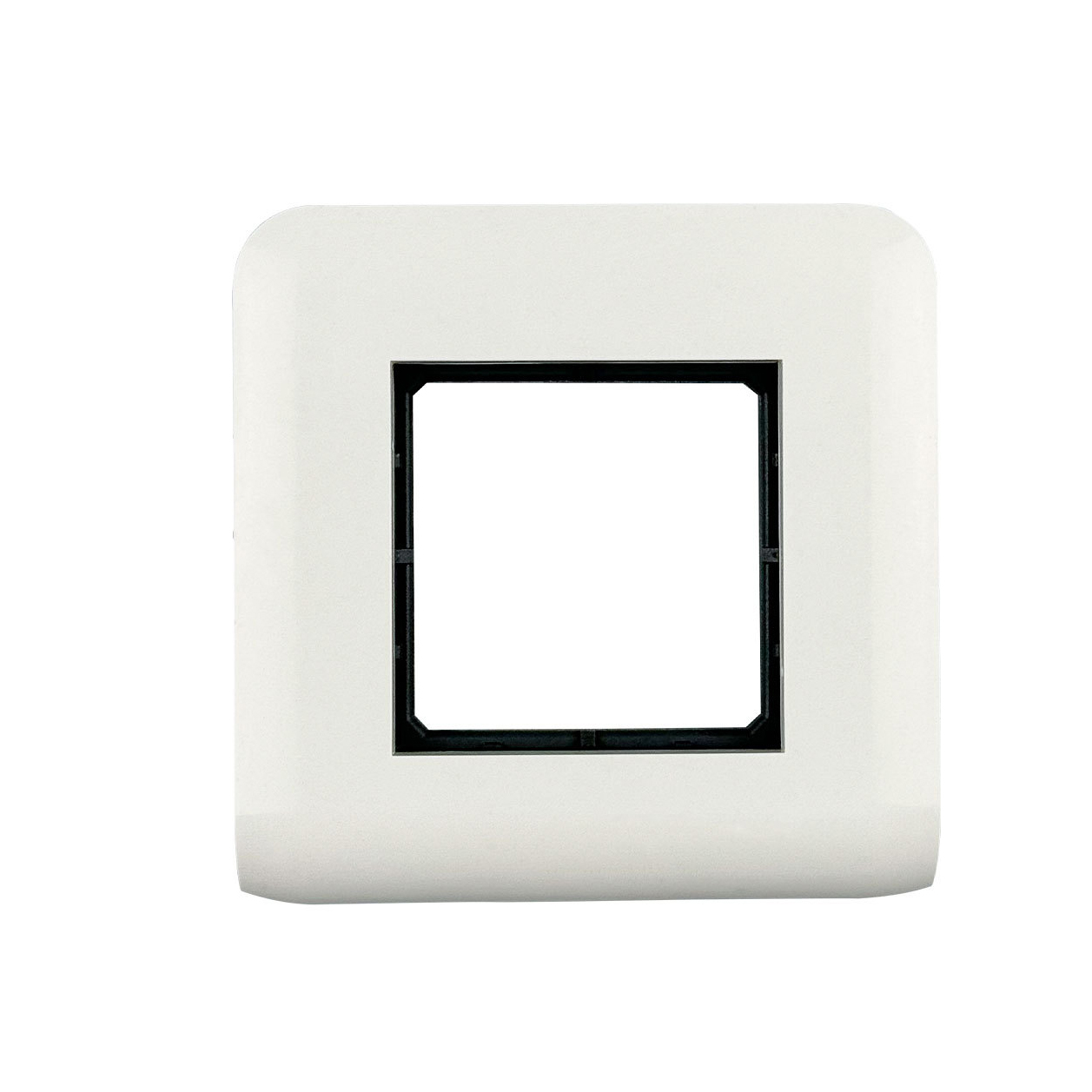 Full Set French wall plate and Back Support 80 x 80 mm with 45 x 45 mm window