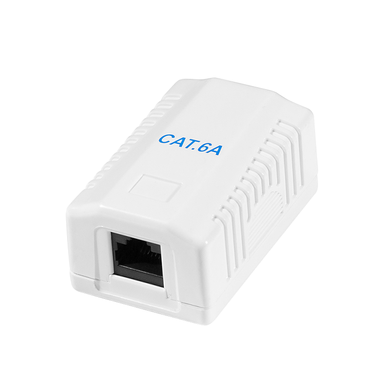 CAT6/CAT6A UTP Unshielded Surface Mount Box With 1 x RJ45 Port
