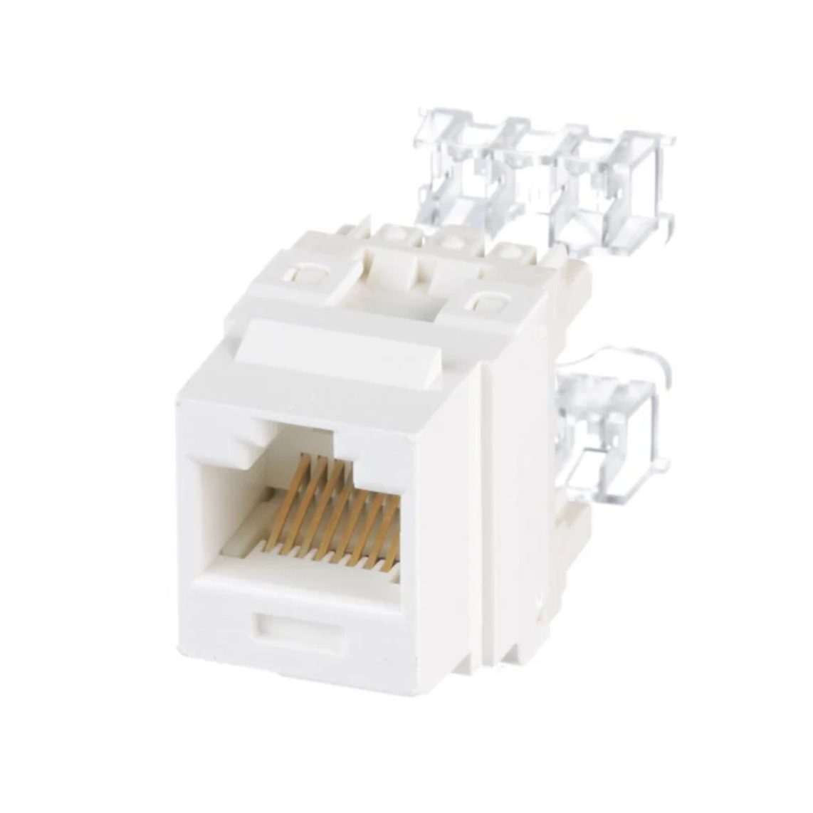 NK688M NetKey Cat6 Keystone Punchdown Jack Module White