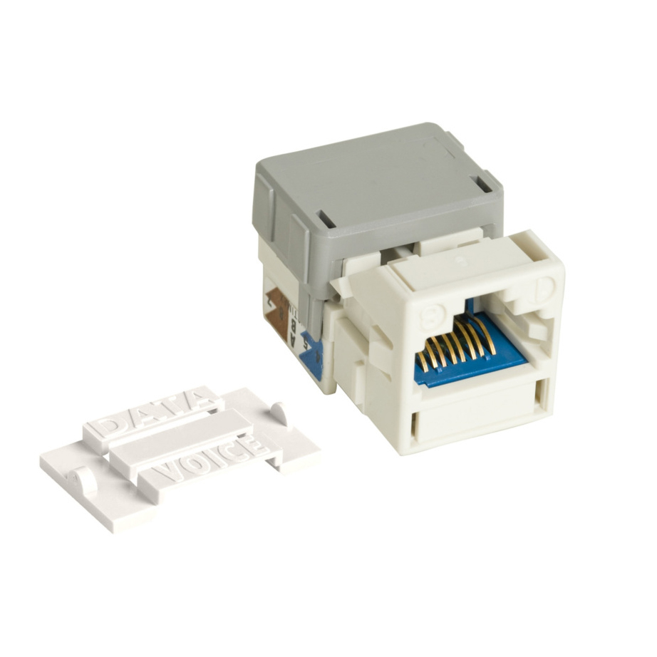 760092429 MGS600-WH,COMM Modular Jack, RJ45, Cat6A Unshielded, White