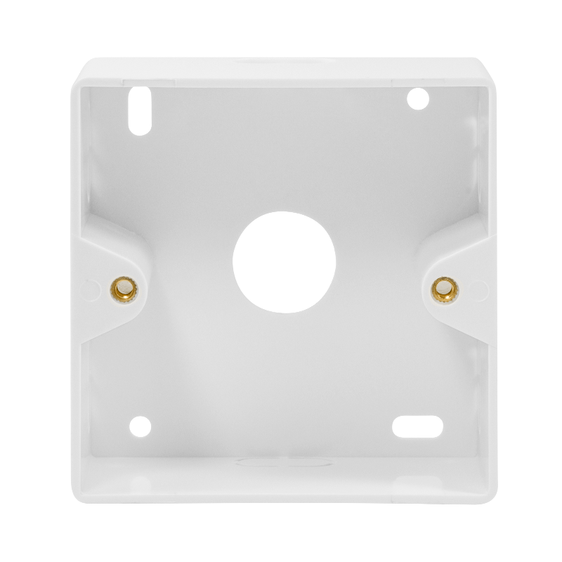 Back Surface Mounting Box for Faceplate