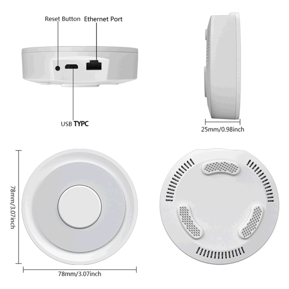 Apple HomeKit dual-mode wired graffiti Zigbee gateway5