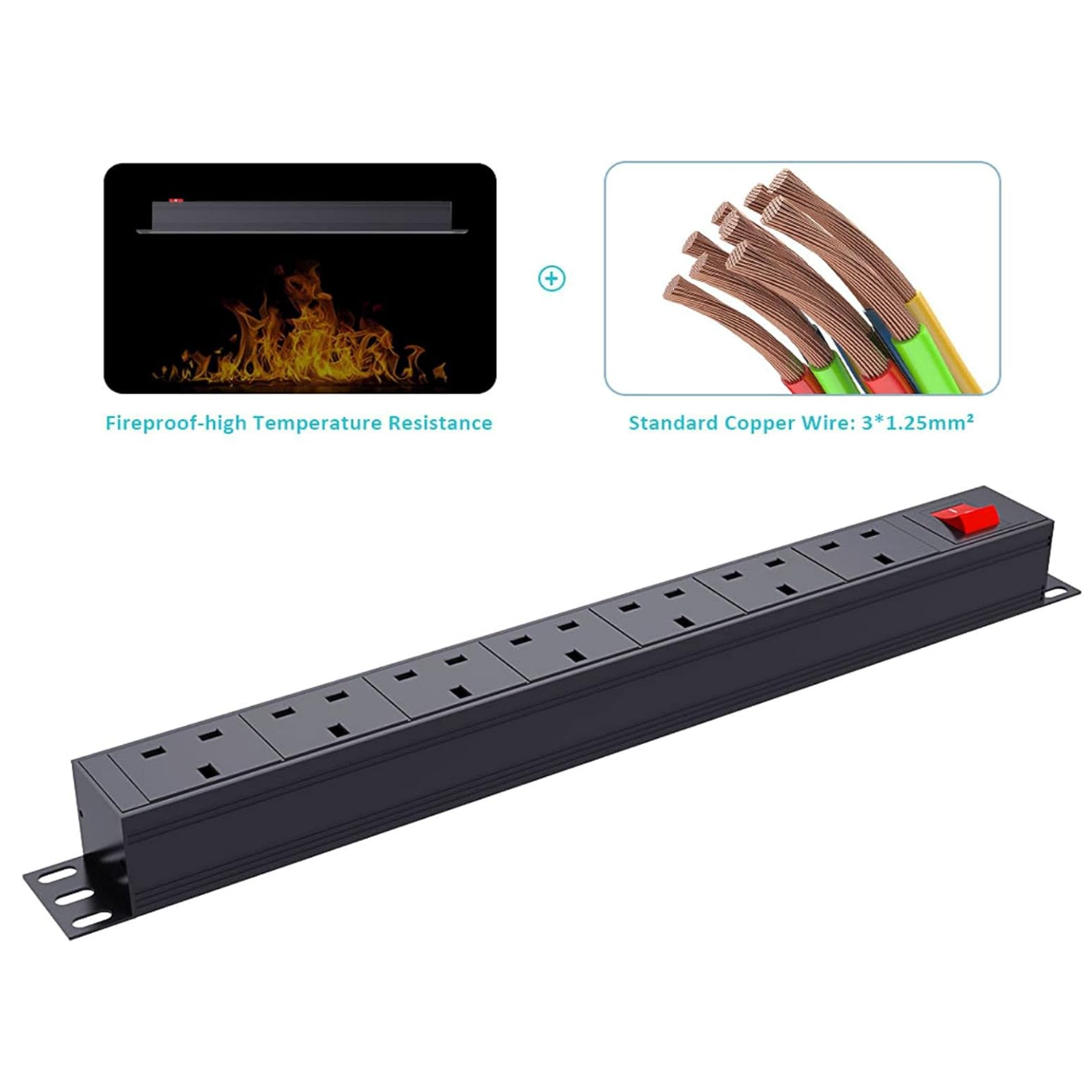 UK 7 ways PDU 6