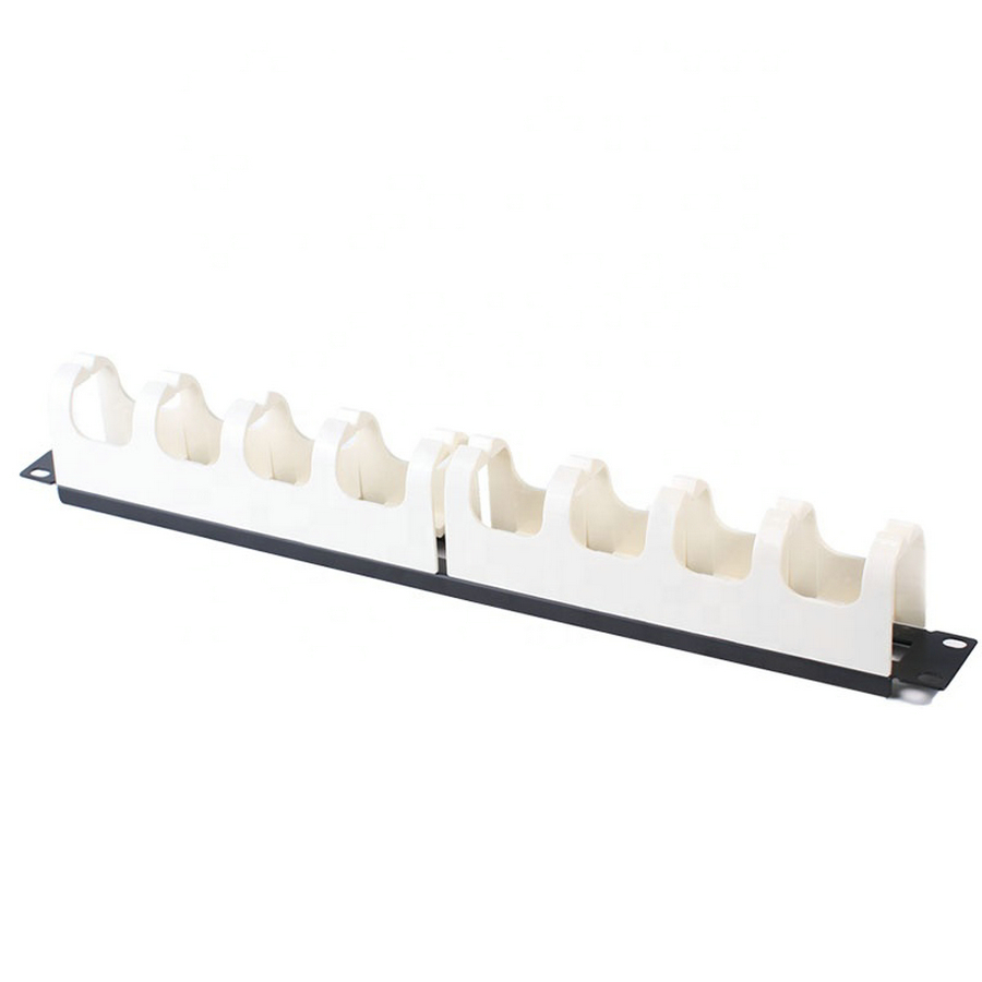 19inch `1U, 110 Type Horizontal Fishbone Rack Mount Plastic Cable Management 