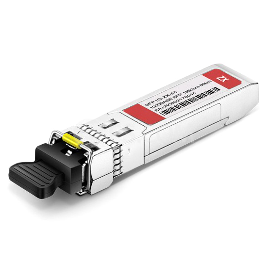 SFP1G-ZX-55 Cisco Compatible 1000BASE-ZX SFP 1550nm 80km DOM Duplex LC/UPC SMF Optical Transceiver Module