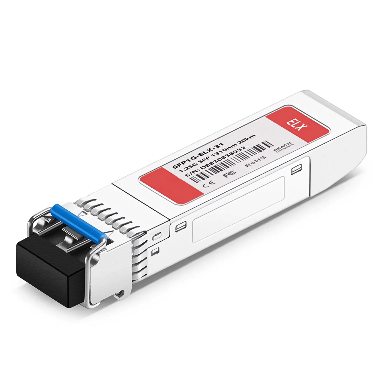 Cisco GLC-LH-SM-20 Compatible 1000BASE-LX/LH SFP Transceiver Module (SMF, 1310nm, 20km, LC, DOM)