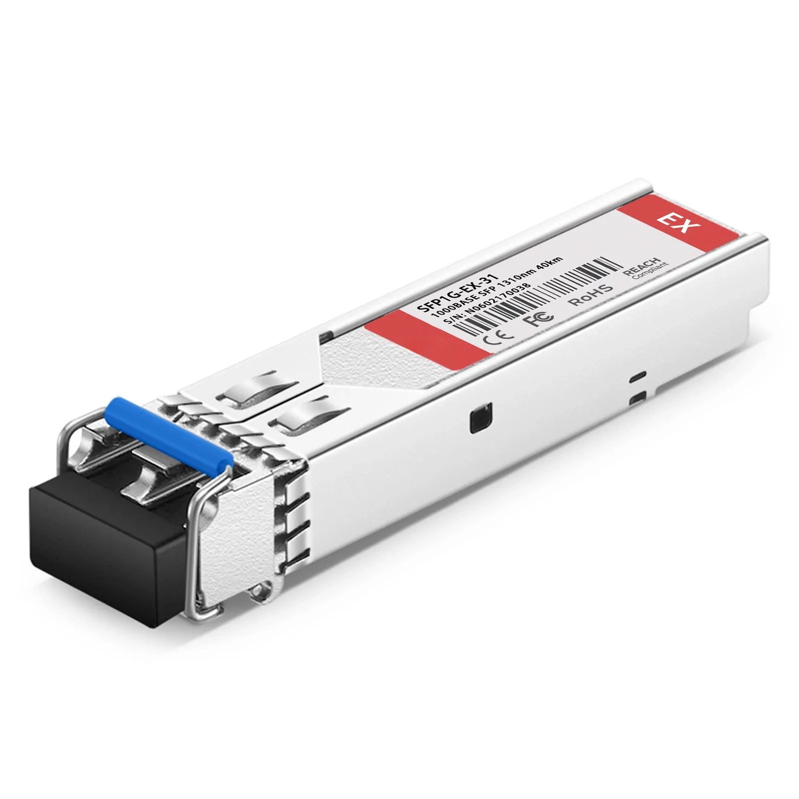 SFP1G-EX-31 Cisco Linksys MGBLH1 Compatible 1000BASE-LH SFP 1310nm 40km DOM Duplex LC/UPC SMF Optical Transceiver Module