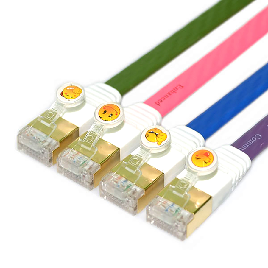 Cat6a 24AWG SFTP Flat Patch Cord