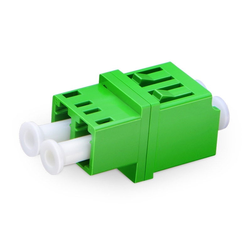 LC/APC to LC/APC Duplex OS2 Single Mode Fiber Optic Adapter/Coupler without Flange