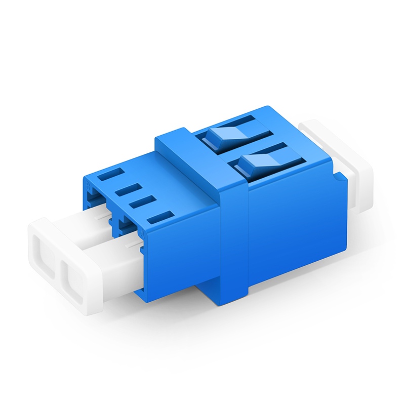 LC/UPC to LC/UPC Duplex OS2 Single Mode Fiber Optic Adapter/Coupler without Flange