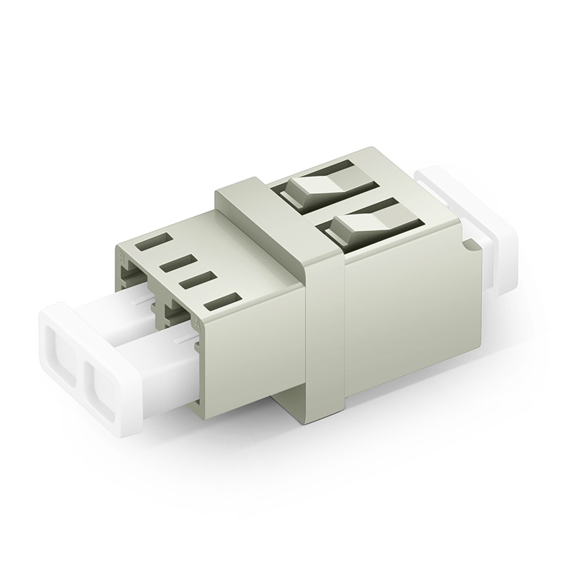 LC/UPC to LC/UPC Duplex OM1/OM2 Multimode Fiber Optic Adapter/Coupler without Flange
