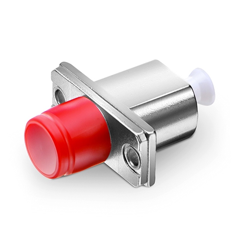 FC/UPC Female to LC/UPC Female Hybrid Simplex Single Mode/Multimode Metal Fiber Optic Adapter/Coupler with Flange