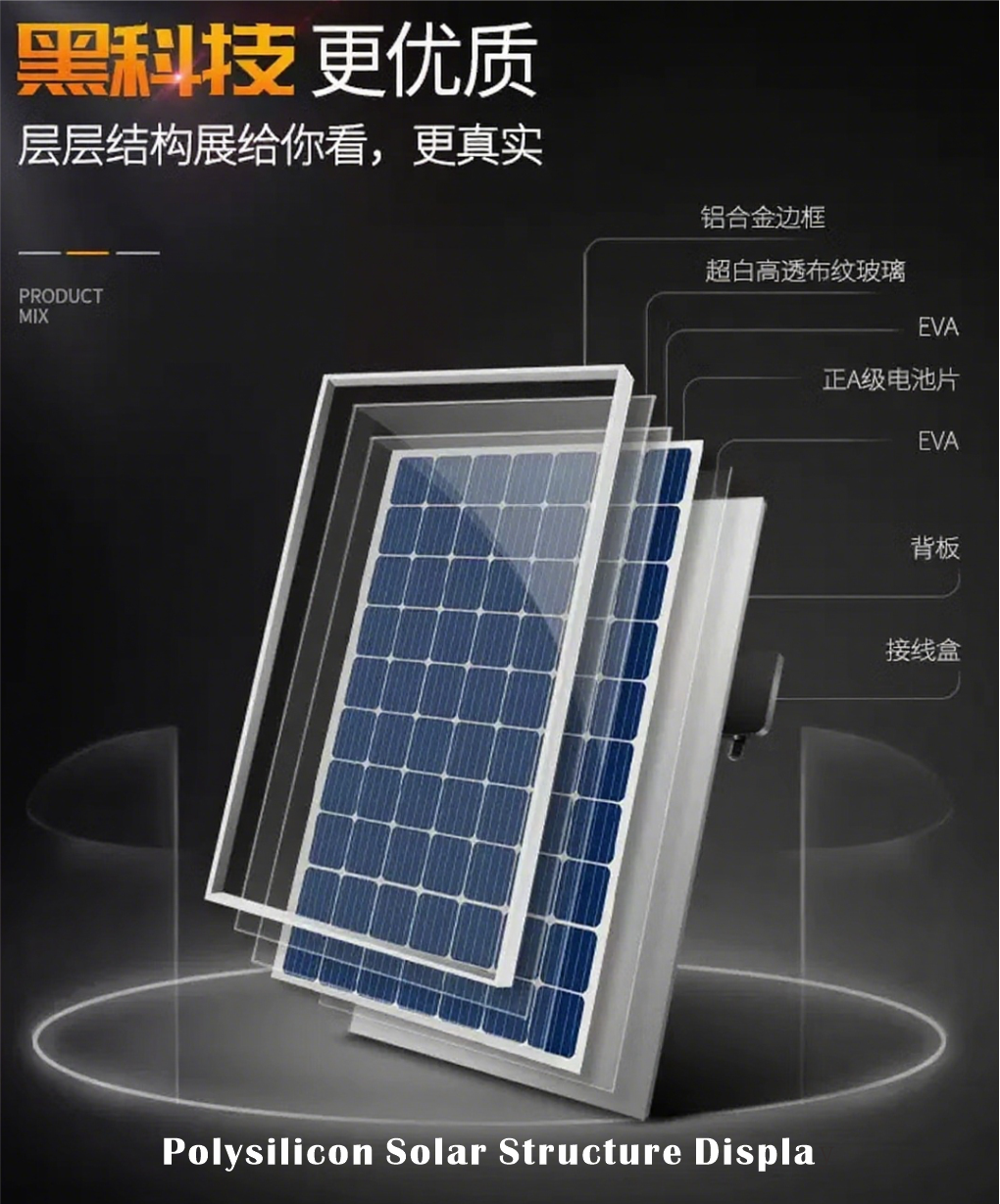Polysilicon Solar Structure Display
