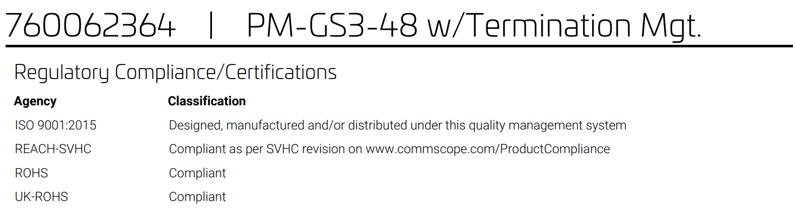 760062364 | PM-GS3-48 w/Termination Mgt. Giga SPEED XL PATCH MAX GS3 Category 6 U/UTP Copper Patch Panel, 48 Port with Termination Manager 760062364 | PM-GS3-48 w/Termination Mgt. Giga SPEED XL PATCH MAX GS3 Category 6 U/UTP Copper Patch Panel, 48 Port with Termination Manager