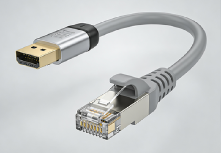 Durable Network Patch Cord with Strain Relief