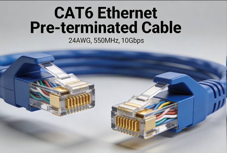 CAT6 Ethernet Pre-terminated Cable