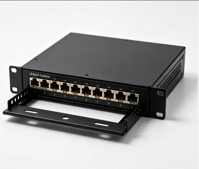 12 Port Cat6 Patch Panel Small Cabinet